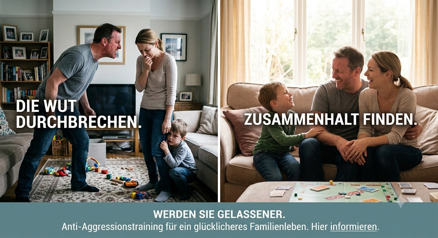 Vorher-Nachher: Anti-Aggressionstraining für mehr Gelassenheit im Familienalltag